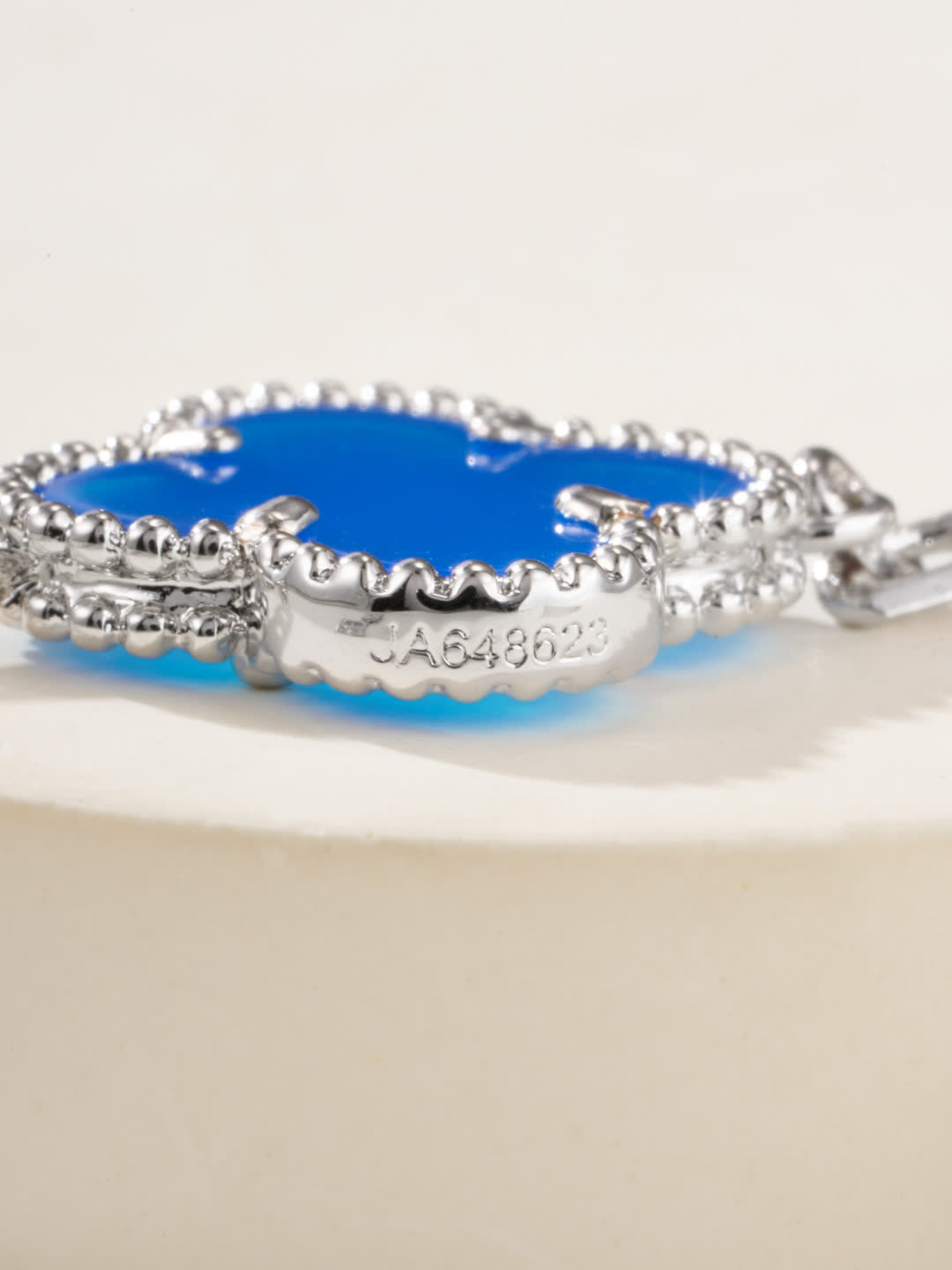 Van Cleef & Arpels Magic Alhambra Blue Enamel Bracelet